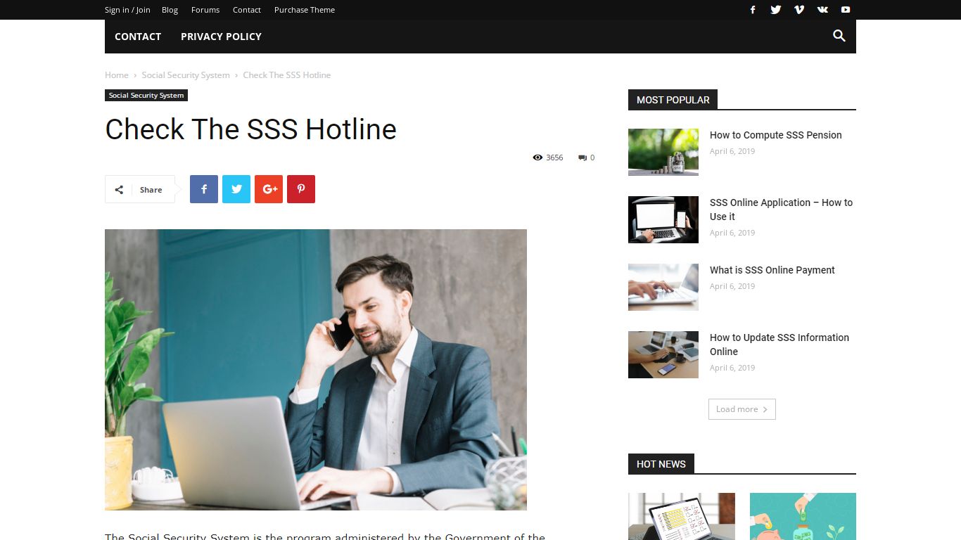 SSS Hotline → Check The Main Phone Numbers【SEE MORE】 - sssonline.org